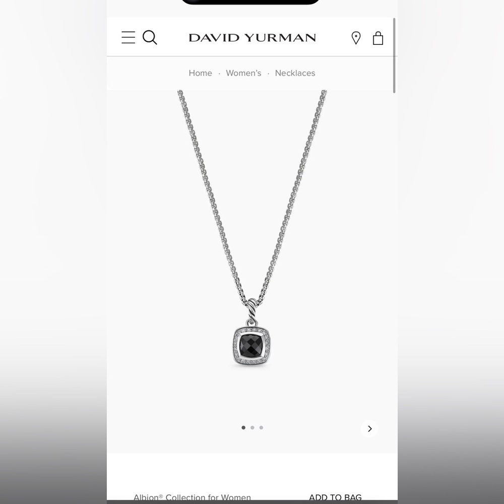 DAVID YURMAN- Petite Albion Pendant Necklace-
